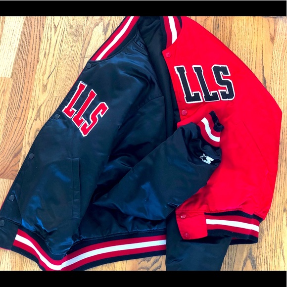 REVERSIBLE NBA Chicago Bulls vintage Starter coat - Picture 2 of 16